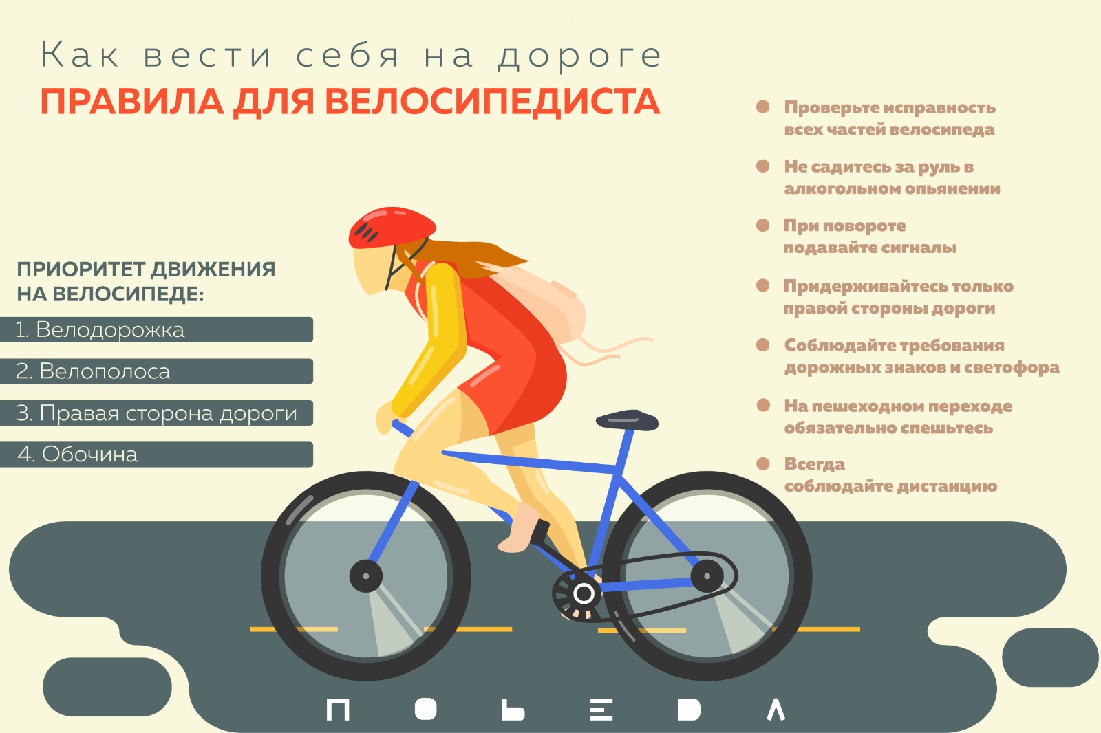 Правила велосепидиста